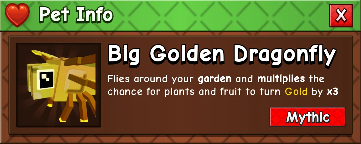 Golden Dragonfly